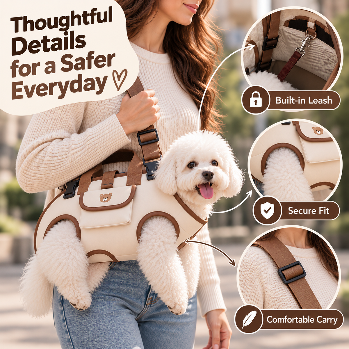 Pawli™ | Small Dog Carrier Bag